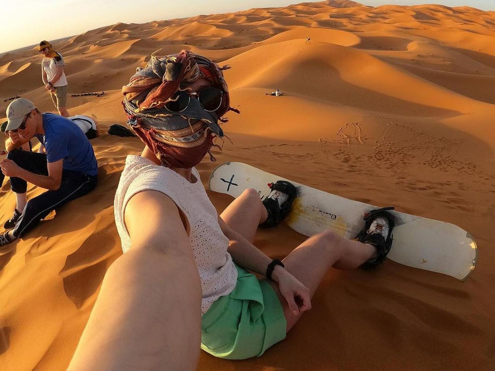 Merzouga Camp&Sandboarding Bagian luar foto